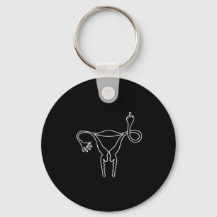 Shows Middelvinger Feministisch Shirt Sleutelhanger