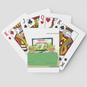Shows van Kow TV Funny Cartoon Pokerkaarten