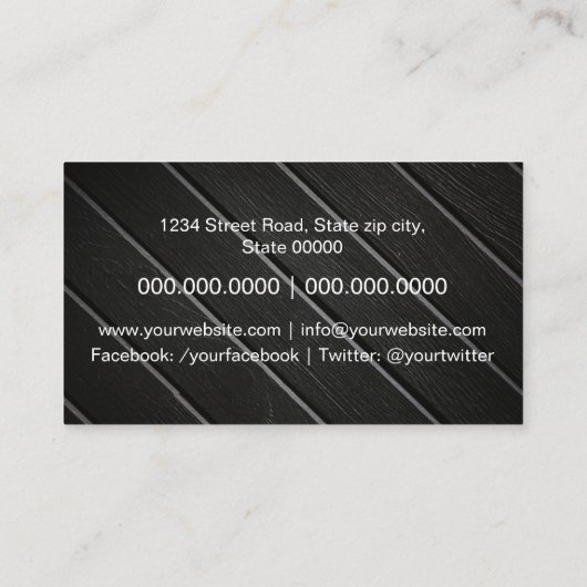 Shows Visitekaartje (Achterkant)