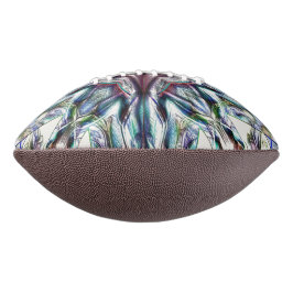 Showtextuur kaleidoscoop in zandige zilverkleuren american football