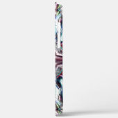 Showtextuur kaleidoscoop in zandige zilverkleuren Case-Mate iPhone case (Achterkant / Links)