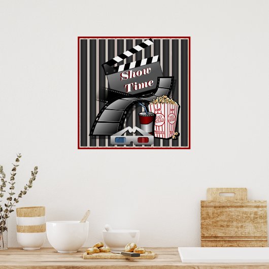 Showtime-bioscooptheater Poster (Keuken)
