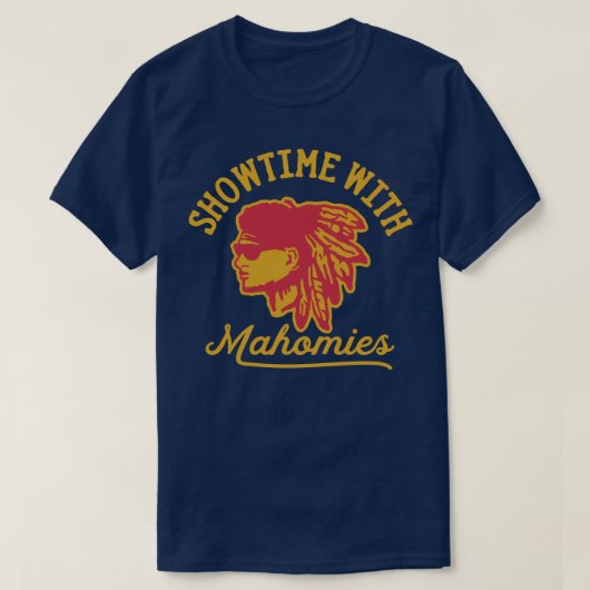 Showtime met Mahomies Patrick Mahomes Kansas City T-shirt (Design voorkant)