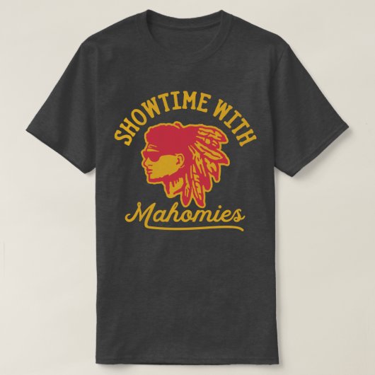Showtime met Mahomies Patrick Mahomes Kansas City T-shirt (Design voorkant)
