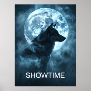 Showtime Weerwolf Poster, Full Moon Transformation Poster