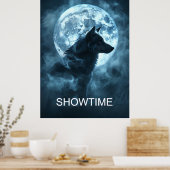 Showtime Weerwolf Poster, Full Moon Transformation Poster (Keuken)