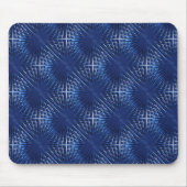 Showy blue punted grid ziet eruit als gepofeld of  muismat (Voorkant)
