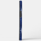 Showy blue puntige grille, opgeblazen, opgeblazen Case-Mate iPhone case (Achterkant / Rechts)