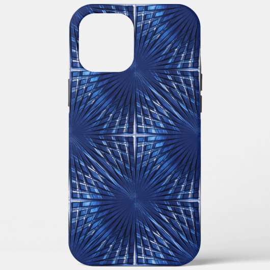 Showy blue puntige grille, opgeblazen, opgeblazen Case-Mate iPhone case (Achterkant)