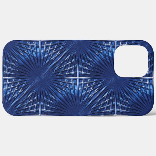 Showy blue puntige grille, opgeblazen, opgeblazen Case-Mate iPhone case (Achterkant (horizontaal))