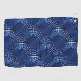 Showy blue puntige grille, opgeblazen, opgeblazen golfhanddoek