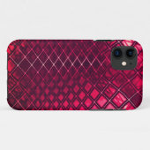 Showy red tekening of gekromde jute Case-Mate iPhone case (Achterkant (horizontaal))