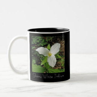 Showy White Trillium Tweekleurige Koffiemok