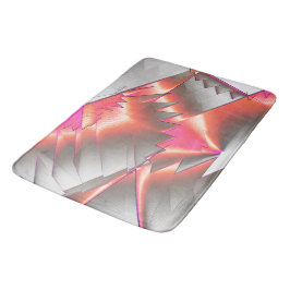 Showy zalm of perzik, zeer ruw gedigitaliseerd badmat