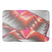 Showy zalm of perzik, zeer ruw gedigitaliseerd badmat (Voorkant)