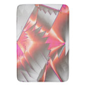 Showy zalm of perzik, zeer ruw gedigitaliseerd badmat (Voorkant Verticaal)