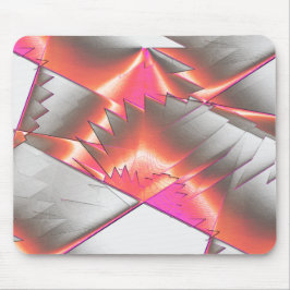 Showy zalm of perzik, zeer ruw gedigitaliseerd muismat