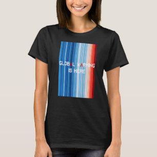 ShowYourStripes u2013 GLOBAL WARMING IS HIER Globa T-shirt