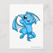 Shoyru Blue Briefkaart (Voorkant)