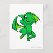 Shoyru Green Briefkaart (Voorkant)