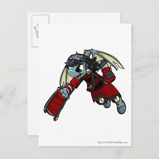 Shoyru Krawk Briefkaart (Voorkant / Achterkant)