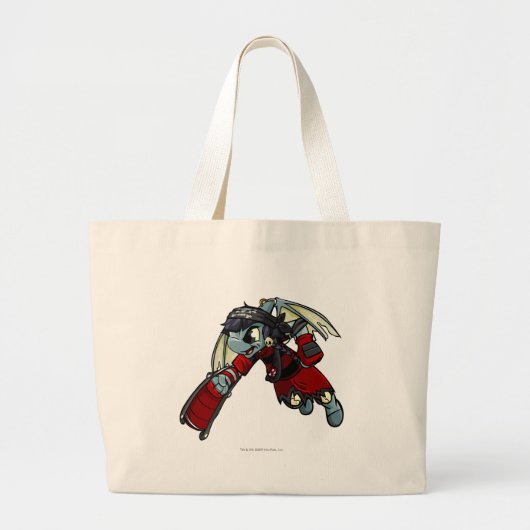 Shoyru Krawk Island Player Grote Tote Bag (Voorkant)