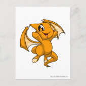 Shoyru Oranje Briefkaart (Voorkant)