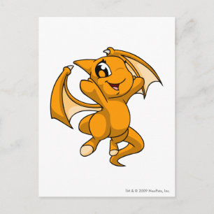 Shoyru Oranje Briefkaart