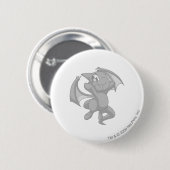 Shoyru Silver Ronde Button 5,7 Cm (Voorkant /achterkant)
