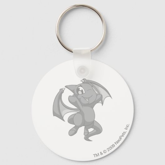 Shoyru Silver Sleutelhanger (Voorkant)