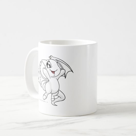 Shoyru White Koffiemok (Voorkant links)