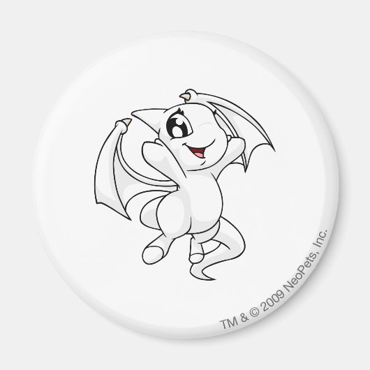 Shoyru White Magneet (Voorkant)