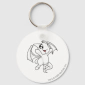 Shoyru White Sleutelhanger (Voorkant)