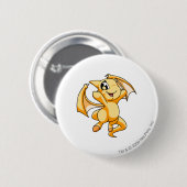 Shoyru Yellow Ronde Button 5,7 Cm (Voorkant /achterkant)