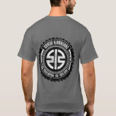 Shozo Kawasaki Tribute MC Wheel-Black en White T-shirt (Achterkant)