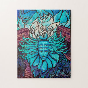 Shpongle Red Rocks Fanart Puzzle door SpaceCake Legpuzzel