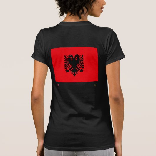 SHQIPËRISË (ALBANIË) T-SHIRT (Achterkant)