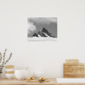 Shreckhorn-top, 3741 m. vanaf Faulhorn, Poster (Keuken)