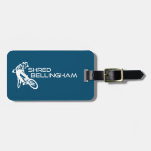 Shred Bellingham Washington Mountainbike Bagagelabel