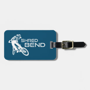 Shred Bend Oregon Mountainbiken Bagagelabel