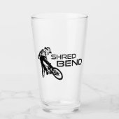 Shred Bend Oregon Mountainbiken Glas (Voorkant)