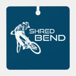 Shred Bend Oregon Mountainbiken Metalen Ornament