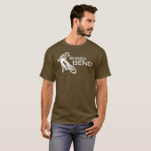 Shred Bend Oregon Mountainbiken T-shirt (Voorkant volledig)