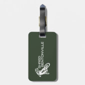 Shred Bentonville Arkansas Mountainbike Bagagelabel (Achterkant verticaal)