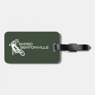 Shred Bentonville Arkansas Mountainbike Bagagelabel