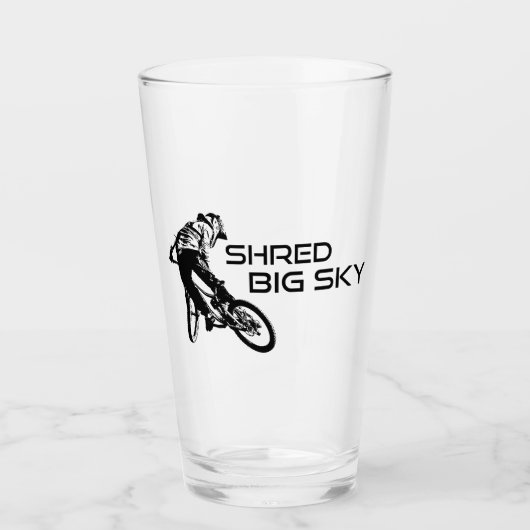 Shred Big Sky Montana Mountainbiken Glas (Voorkant)