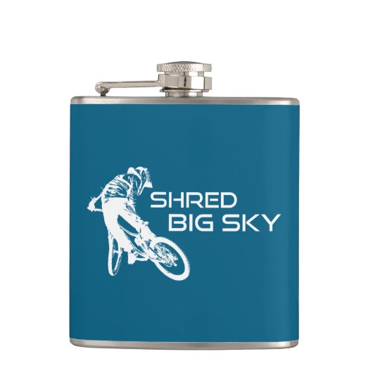 Shred Big Sky Montana Mountainbiken Heupfles (Voorkant)