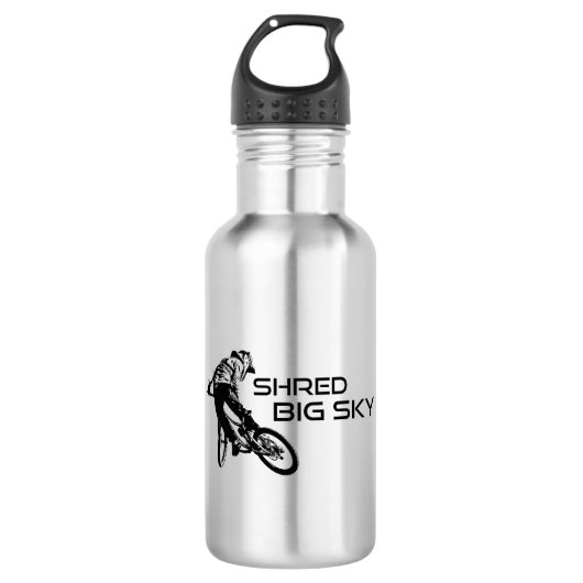 Shred Big Sky Montana Mountainbiken Waterfles (Voorkant)