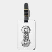 Shred Bike Chain Link Bagagelabel (Voorkant verticaal)