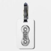 Shred Bike Chain Link Bagagelabel (Achterkant verticaal)